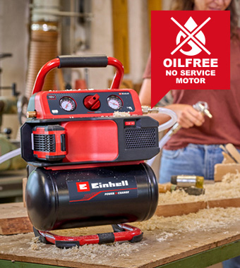 Einhell TE-AC 18/75 Li OF 18v Cordless 8 bar Air Compressor Oil-free Compact