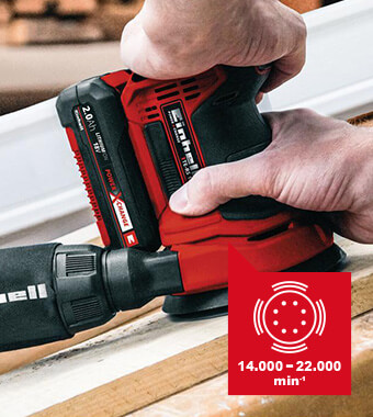 Einhell TE-RS 18 Li Cordless Rotating Disc Sander Oscillating Speed