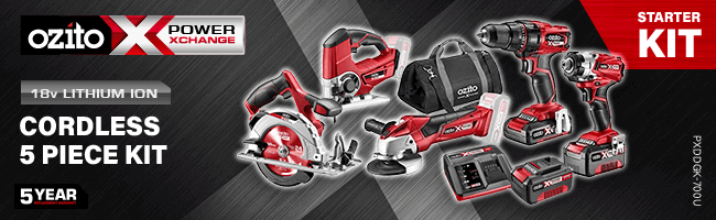 Ozito PXDDGK-700U 18v Cordless Piece Power Tool Kit Power Tool - Main Image