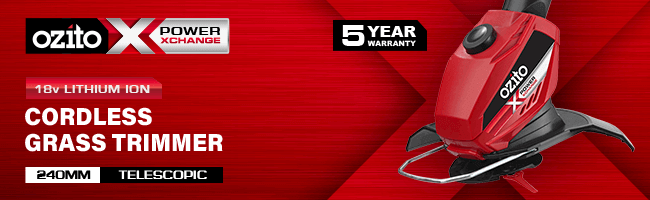 ozito cordless edger