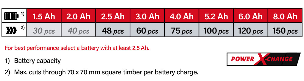 Power-X-Change Einhell GE-LC 18 Li T 18v Cordless Battery System Comparison Performance Pole Tree Pruner