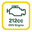 212cc OHV Engine Webb WEPLS400P Petrol OHV Engine