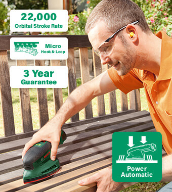 Bosch EasySander 12v Cordless Compact Multi Sander PowerAutomatic Hook-and-loop