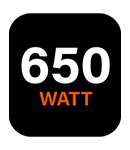 Power Wattage: 650 W BEHS01 Power Wattage