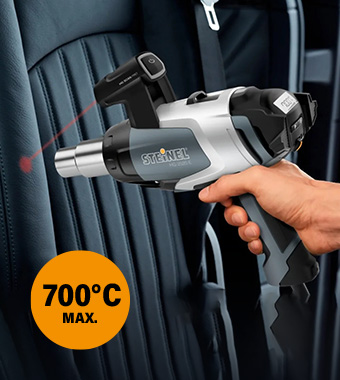 More power. More heat. More life. Steinel HG2520E Professional Hot Air Heat Gun
