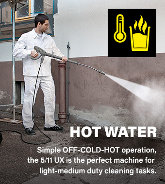 Karcher 10649030 5/11 UX Professional EASY!Lock EASYLock Hot-Water Pressure Washer