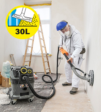 Karcher 11482570 NT 30-1 TACT TE H-Class Professional Wet Dry multi-purpose Vacuum Cleaner 30L