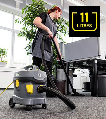 Professional 11L Tub Vacuum Cleaner
+ HEPA Filter Karcher T 11-1 Classic Professional Tub Vacuum Cleaner 11L HEPA Filter