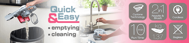 Quick & Easy
Emptying
Cleaning BlackDecker PD1020L Emptying