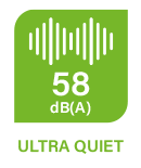 Ultra Quiet 58 dB(A) EasiLife GO 500 Ultra Quiet