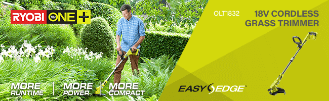 ryobi 18v one  cordless grass trimmer olt1832