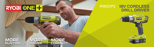 Ryobi R18DDP2 ONE+ 18v Cordless Drill Driver Ryobi R18DDP2 ONE+ 18v Cordless Drill Driver