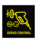 Servo Control
Trigger gun regulation of
pressure and water flow. Karcher HDS7104MX Servo Control