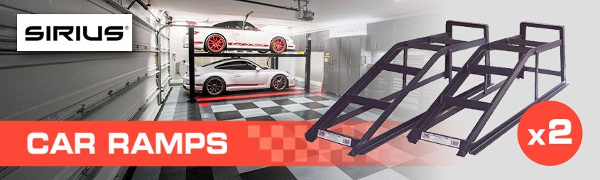 Sirius Car Ramps Pair
Two Tonne Total Capacity Sirius Car Ramps Pair Total 2 Tonne Capacity