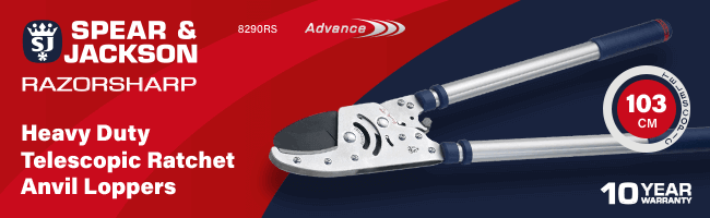 Spear & Jackson
Razorsharp Advance
Heavy Duty Telescopic
Ratchet Anvil Loppers
1030mm 8290RS SpearJackson 8290RS Razorsharp Advance Heavy Duty Telescopic Ratchet Anvil Loppers 1030mm