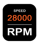 No Load Speed:
8000-28000 RPM KW1200EKA Speed