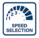 Speed Pre-Selection Bosch GSB12V15 Speed Selection