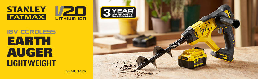 Stanley FatMax V20 18v Cordless Earth Auger Drill SFMCGA75