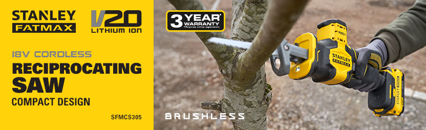Stanley Fatmax V20 18v Cordless Brushless Reciprocating Saw SFMCS305