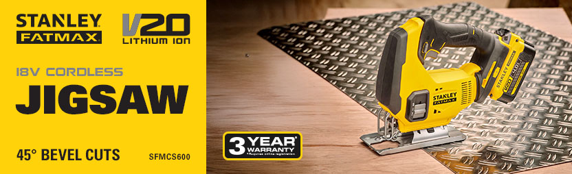 Stanley FatMax V20 18v Cordless Jigsaw SFMCS600