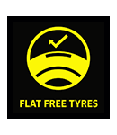 Karcher HD923G Flat Free Tires