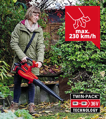 Einhell GE-CL 36-230 Li E Cordless Garden Turbo Leaf Blower Vacuum