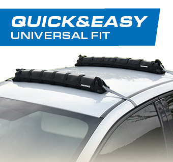 Universal Fit Kincrome Universal Roof Rack Soft Bars