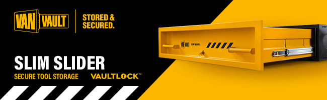 Van Vault Slim Slider Secure Tool Storage