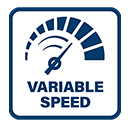 Variable Speed
Easy and precise control of the
RPM thanks to variable speed Bosch GBH220D Variable Speed