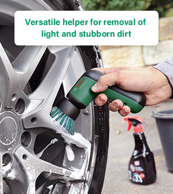 Versatile and powerful
electric brush for tackling a
wide range of cleaning jobs Bosch UniversalBrush multifunctional Versatile electric cleaning brush