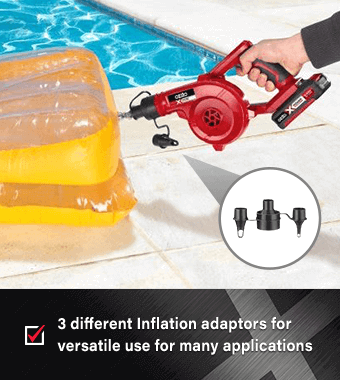 Ozito PXWBS200 Workshop Blower Inflation Adaptor Versatile