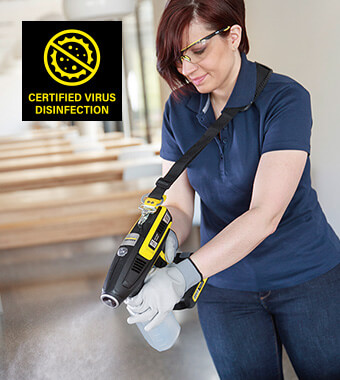 18v Cordless Professional
Disinfectant Surface Sprayer Karcher ES 1-7 BP 18v Cordless Virus Disinfectant Surface Sprayer