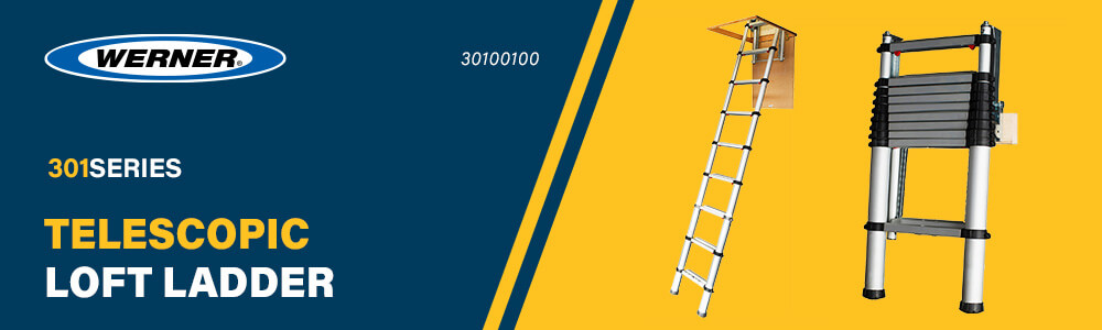 Werner 30100100
Telescopic Loft Ladder Werner 30100100 Telescopic Loft Ladder