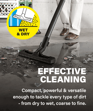 Karcher WD2 Wet Dry Suction Power Vacuum Cleaner