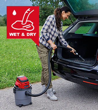Wet and Dry Vacuum Cleaner 15L Einhell TC-VC 18-15 Li 18v Wet Dry Vacuum Cleaner 15L