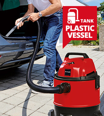 Plastic tank with 25 litre capacity Einhell TC-VC 1825 Plastic tank 25 litre capacity