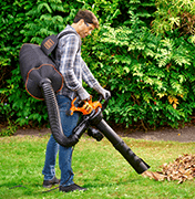 Black Decker BEBLV301 Back Pack Collection Bag Leaf blower vacuum shredder 3in1