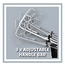 Einhell GC-PM 46/1 S Lawnmower Adjustable Handle Bar
