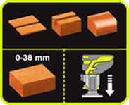 Trim Router Depth Adjustment 0-38 mm