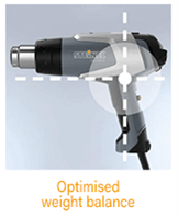 Steinel HG 2320 E Optimised weight balance