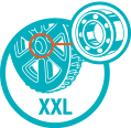 Gardena L Spreader Ball bearing wheels
