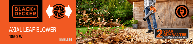 Black & Decker BEBL185 Axial Garden Leaf Blower