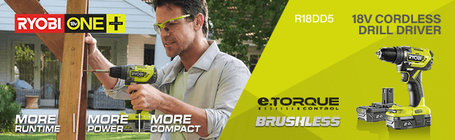 Ryobi R18DD5 ONE+ 18v Cordless Compact Brushless Drill Driver