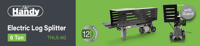 Handy THLS-6G Log Splitter with Guard