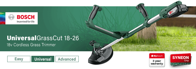 bosch universalgrasscut 18v 260mm cordless grass trimmer