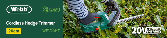 webb cordless hedge trimmer