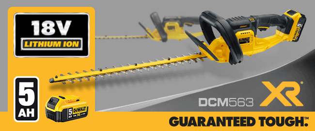 dewalt hedge trimmer with battery