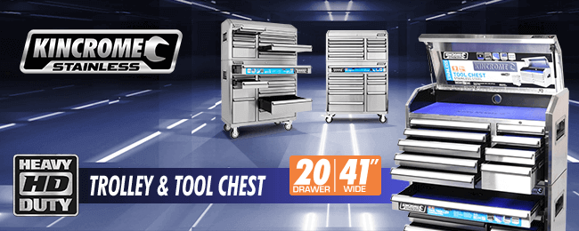 Kincrome Roller Cabinet & Tool Chest Stainless Steel