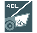 Greenworks G40LM35 Collecting Capacity