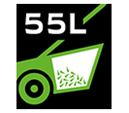 Greenworks GD60LM51 Collecting Capacity